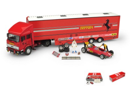 Immagine di TRANSPORTER SET FIAT IVECO S.MARINO GP 1982 + 126 C2 N.27 LIM.500 1:43