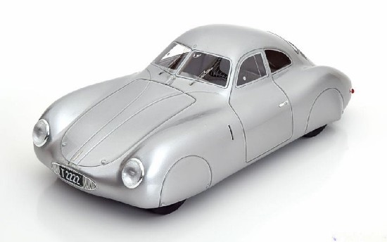 Immagine di PORSCHE TYP 64 BERLIN-ROM-WAGEN SILVER 1:18