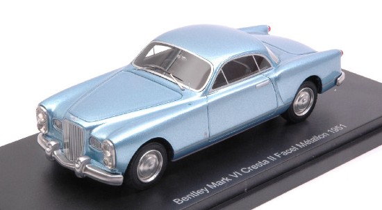 Immagine di BENTLEY MK VI CRESTA II FACEL METALLON 1951 LIGHT BLUE 1:43
