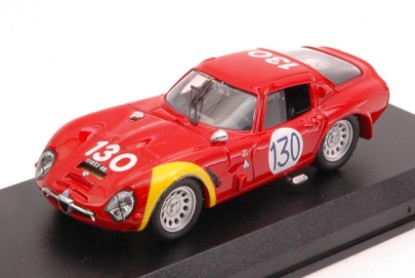 Immagine di ALFA ROMEO TZ2 N.130 10th TARGA FLORIO 1966 R.BUSSINELLO-L.BIANCHI 1:43