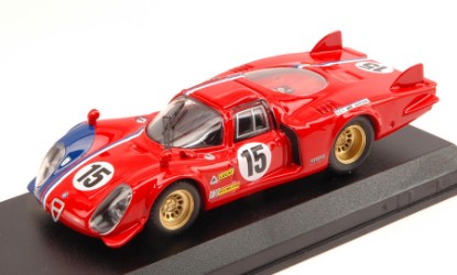 Immagine di ALFA ROMEO 33.2 LM N.15 LM TEST 1969 PILETTE-SLOTEMAKER 1:43