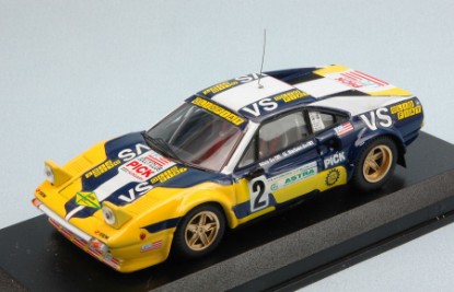 Immagine di FERRARI 308 GTB N.2 RALLY VALLI PIACENTINE 1980 NICO/BARBAN 1:43