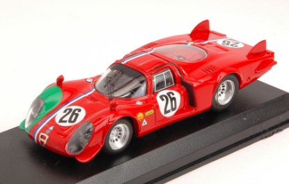 Immagine di ALFA ROMEO 33.2 LM N.26 DNF 1000 KM MONZA 1968 G.GOSSELIN-S.TROSCH 1:43