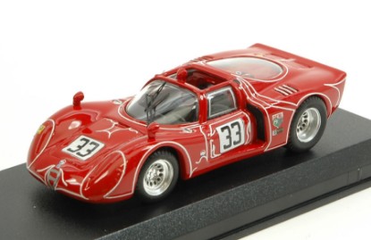 Immagine di ALFA ROMEO 33.2 N.33 DNF 6 H WATKINS GLEN 1968 H.KWECH-J.MARTINO 1:43