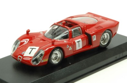 Immagine di ALFA ROMEO 33.2 LE MANS TEST 1968 BIANCHI-ZECCOLI-GROSSELIN-TROSCH 1:43