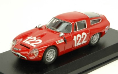 Immagine di ALFA ROMEO TZ1 N.122 28th TARGA FLORIO 1966 LO PICCOLO-SUTERA 1:43