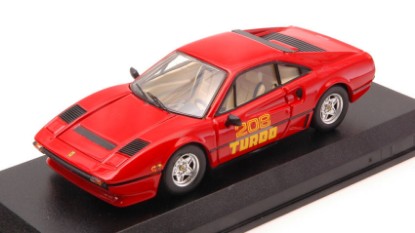 Immagine di FERRARI 208 GTB TURBO 1980 RED 1:43