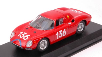 Immagine di FERRARI 250 LM N.136 14th TARGA FLORIO 1965 A.NICODEMI-F.LESSONA 1:43