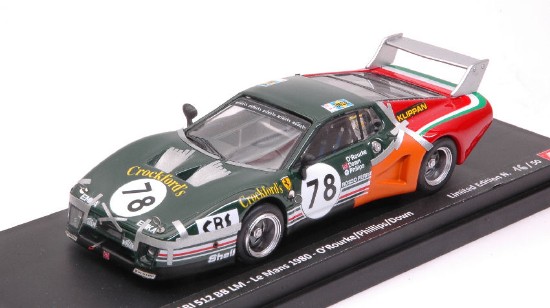 Immagine di FERRARI 512 BB N.78 23th LM 1980 O ROURKE-DOWN-PHILLIPS LIM.50 1:43