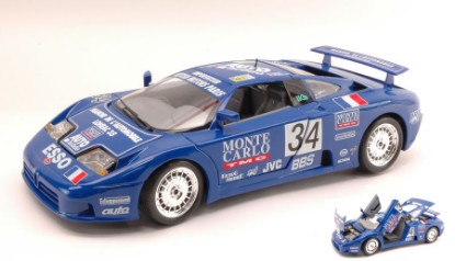 Immagine di BUGATTI EB110 N.34 24th (ACCIDENT) LM 1994 CUDINI-HELARY-BOUILLON 1:18