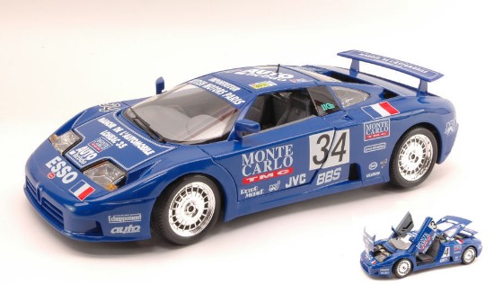 Immagine di BUGATTI EB110 N.34 24th (ACCIDENT) LM 1994 CUDINI-HELARY-BOUILLON 1:18