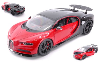 Immagine di BUGATTI CHIRON SPORT RED/BLACK 1:18