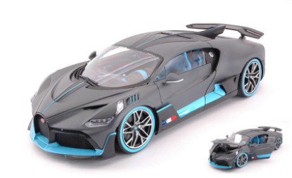 Immagine di BUGATTI DIVO CARBON/AZUR 1:18