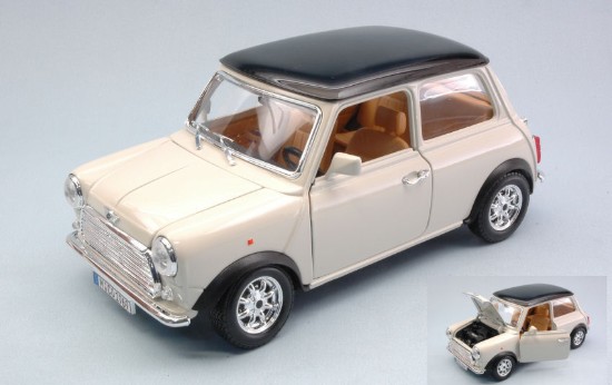 Immagine di MINI COOPER 1969 CREAM W/BLACK ROOF 1:18