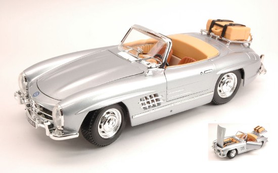 Immagine di MERCEDES 300 SL TOURING 1957 SILVER 1:18