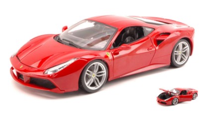 Immagine di FERRARI 488 GTB 2015 RED 1:18