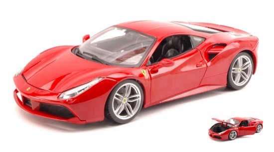 Immagine di FERRARI 488 GTB 2015 RED 1:18