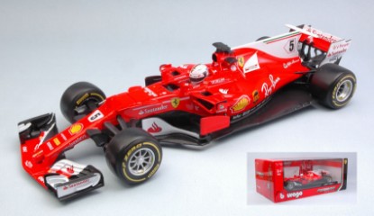 Immagine di FERRARI SF70-H S.VETTEL 2017 N.5 1:18