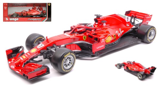Immagine di FERRARI SF71-H K.RAIKKONEN 2018 N.7 1:18
