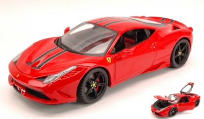 Immagine di FERRARI 458 SPECIALE 2014 RED SIGNATURE 1:18