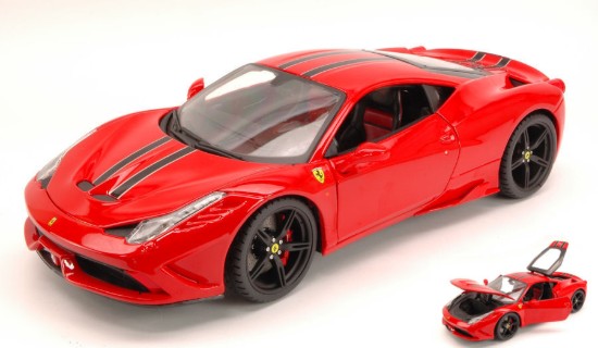 Immagine di FERRARI 458 SPECIALE 2014 RED SIGNATURE 1:18