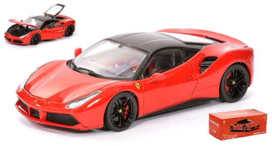 Immagine di FERRARI 488 GTB RED SIGNATURE 1:18