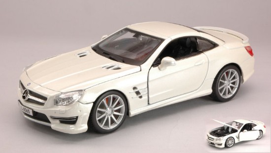 Immagine di MERCEDES SL 65 AMG 2009 WHITE 1:24