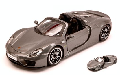Immagine di PORSCHE 918 SPYDER 2013 SILVERGUN 1:24
