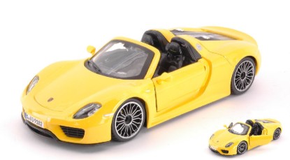 Immagine di PORSCHE 918 SPYDER 2013 YELLOW 1:24