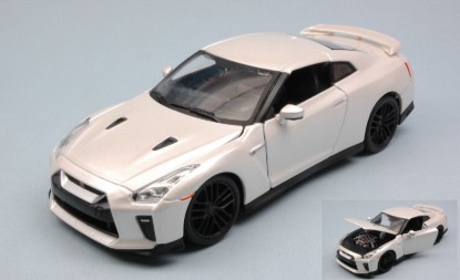 Immagine di NISSAN GT-R 2017 WHITE PEARL 1:24