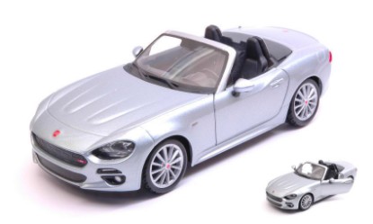 Immagine di FIAT 124 SPIDER 2016 SILVERBLUE 1:24