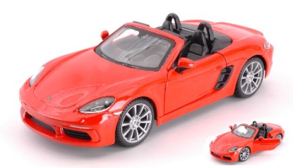 Immagine di PORSCHE 718 BOXSTER CABRIOLET ORANGE 1:24