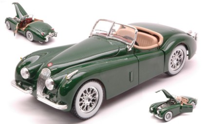 Immagine di JAGUAR XK 120 ROADSTER 1951 GREEN 1:24