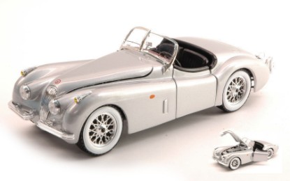 Immagine di JAGUAR XK 120 ROADSTER 1951 SILVER 1:24