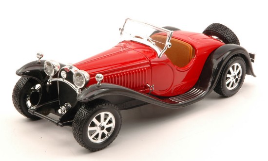 Immagine di BUGATTI TYPE 55 1932 RED/BLACK 1:24