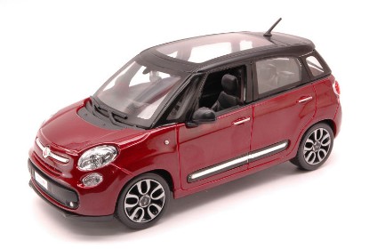 Immagine di FIAT 500L 2012 RED BURGUNDY 1:24