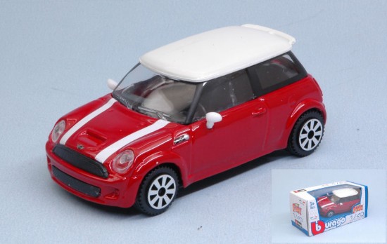 Immagine di MINI COOPER S RED W/WHITE ROOF 1:43