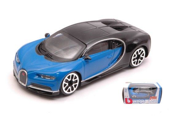 Immagine di BUGATTI CHIRON 2016 BLUE/BLACK 1:43