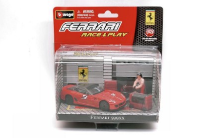 Immagine di FERRARI 599XX N.3 RED IN BLISTER CON ACCESSORI 1:43