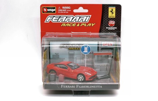 Immagine di FERRARI F12 BERLINETTA RED IN BLISTER CON ACCESSORI 1:43