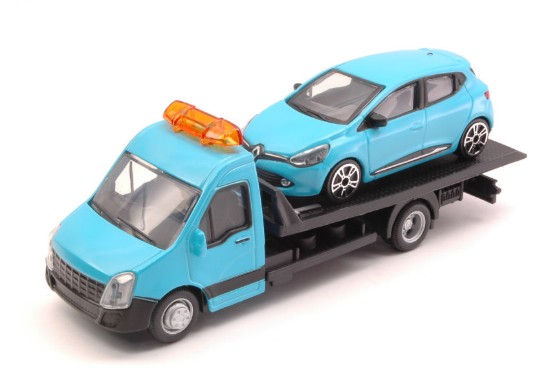 Immagine di RENAULT CLIO + FLATBED TRANSPORTER 1:43