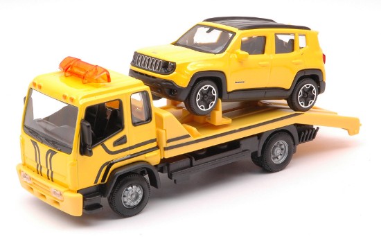 Immagine di PORTAUTO TOW TRUCK + JEEP RENEGADE 1:43