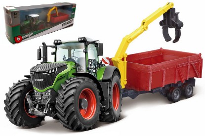 Immagine di FENDT 1050 VARIO TRACTOR + TRAILER + LOADER cm 23