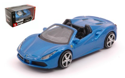 Immagine di FERRARI 488 SPIDER 2016 METALLIC BLUE 1:43