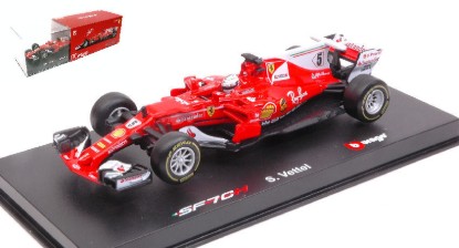 Immagine di FERRARI SF70H S.VETTEL 2017 N.5 1:43