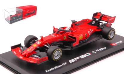 Immagine di FERRARI SF90 SEBASTIAN VETTEL 2019 N.5 AUSTRALIAN GP SIGNATURE 1:43
