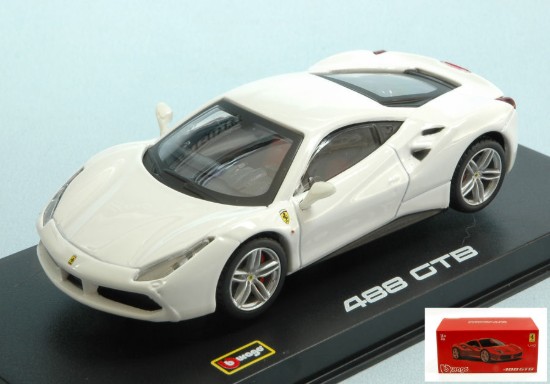 Immagine di FERRARI 488 GTB 2015 WHITE SIGNATURE 1:43