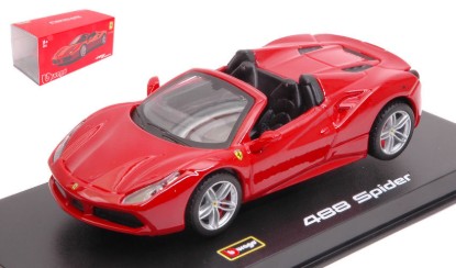Immagine di FERRARI 488 SPIDER 2016 RED SIGNATURE SERIES 1:43