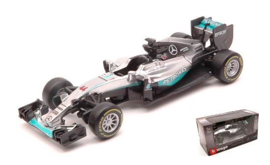 Immagine di MERCEDES F1 W07 HYBRID L.HAMILTON 2016 N.44 1:43