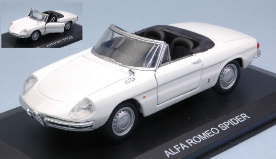 Immagine di ALFA ROMEO SPIDER "OSSO DI SEPPIA" WHITE 1:32